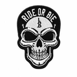 Ride or Die Skull Iron On Patch