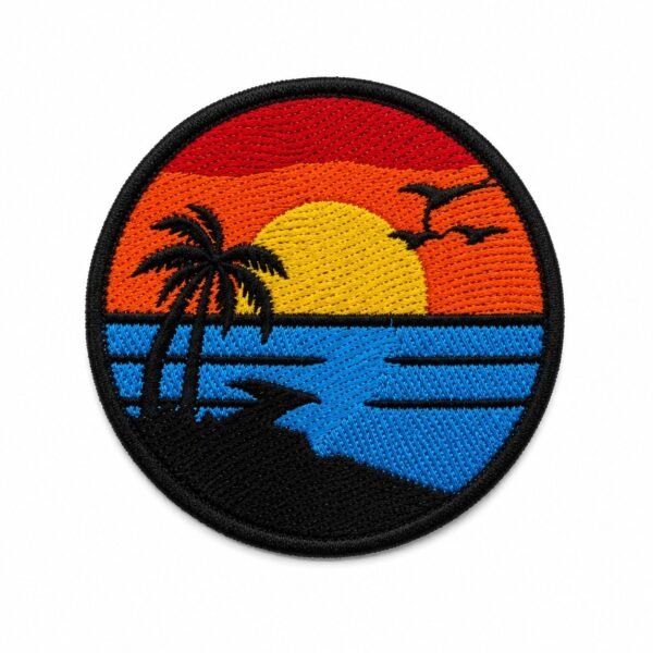 Sunset Beach Iron On Patch